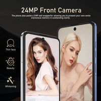 Global Vision M17 Pro Max Smartphone 5G Android 8GB RAM 256GB ROM 6.56 Inch Phone 720x1612HD 24+48MP 4G 5G Network Mobile Phones
