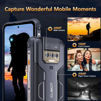CUBOT Kingkong Power Outdoor Smartphone Android13,16GB+256GB,10600mAh(33W)/6.5”/48MP+20MP Night Vision,IP68/Dual 4G SIM/NFC/GPS