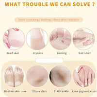 110ML Foot Cuticle Remove Dead Foot Exfoliator Softener Remove Dead Skin and Calluses Foot Mask Pedicure Nail Enhancer