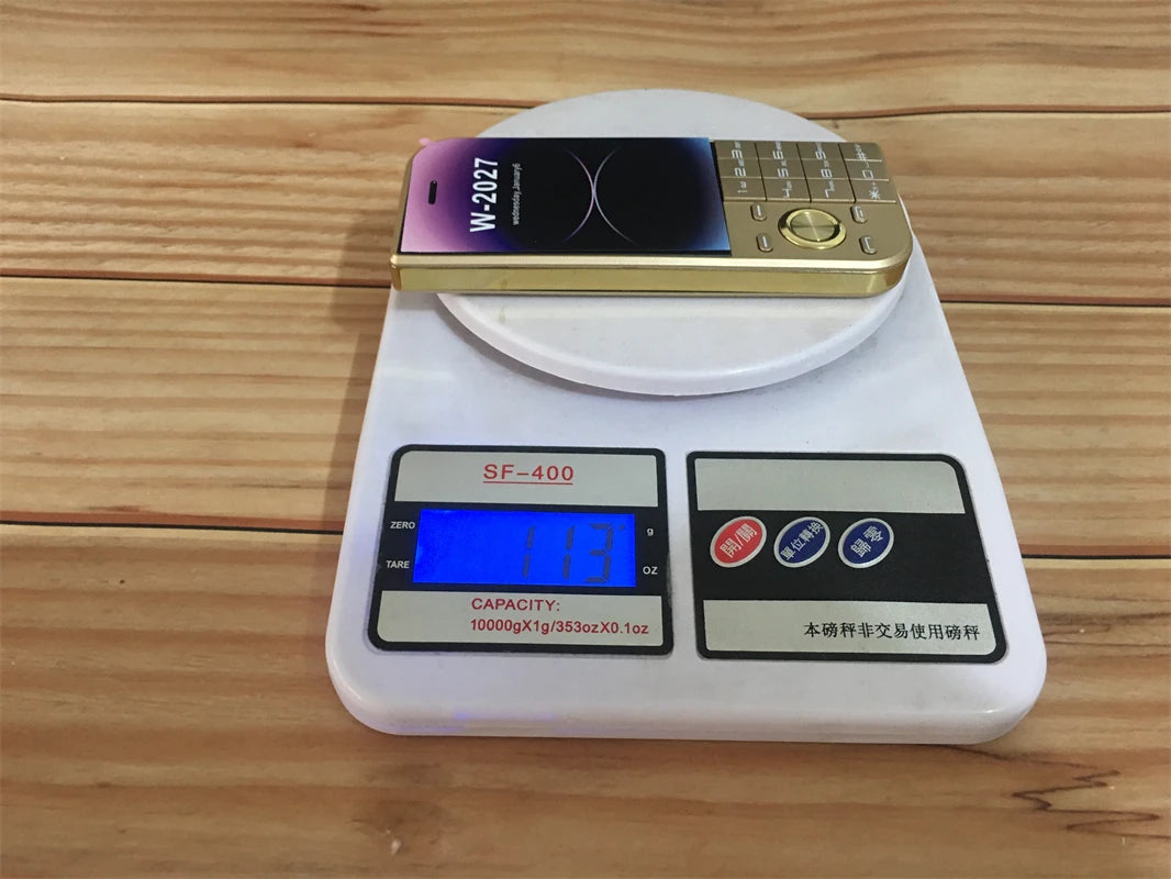 2025 New Push Button Mobile Phone 2.8' Three SIM 3SIM Bluetooth Flashlight MP3 Wireless FM Camera Vibration BigHorn CellPhone