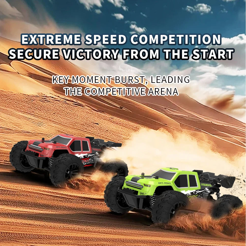 Rc Car High Speed with Light 2.4G Remote Control Racing Car Vehicle Truck 20KM/H Off-Road Climbing RC Toys for Kids Gift
