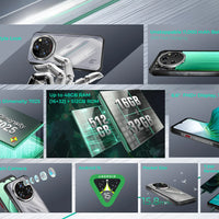 Oukitel WP62 5G Rugged Smartphone 48GB(16+32) +512GB, 6.6" FHD+ 108MP Camera Mobile Phone, 11000mAh 33W, Android 15 Cellphone