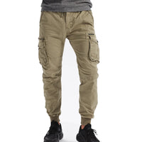 2024 New Cotton Men Cargo Pants Khaki Casual Men Tactical Joggers Cargo Multi-Pocket Fashions Black Army Trousers Work Wear