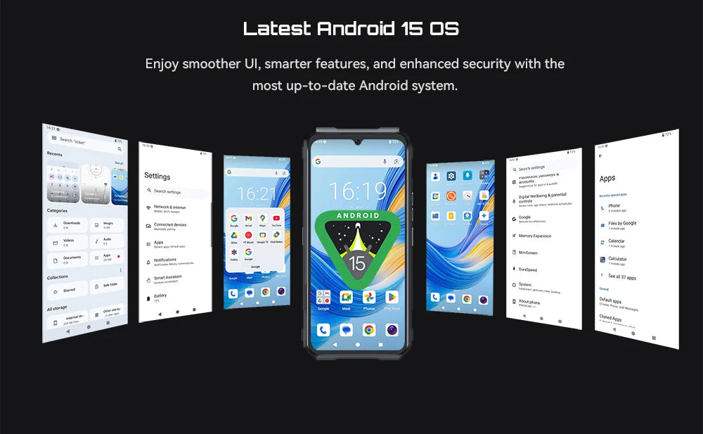 Rugged Smartphone 5G Cubot KingKong 11, 10200mAh Battery, Dimensity 7025, 6nm, 2.5GHz, 32GB RAM(16+16), 256GB ROM,108MP Camera