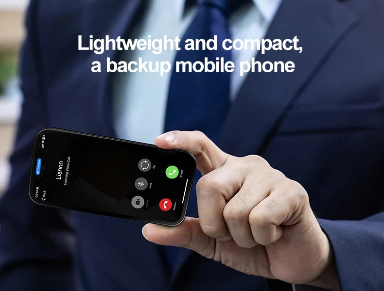 SOYES Q333 Mini Smartphone 4GB RAM 64GB ROM Android 12.0 Face Unlock 2000mAh 4G LTE Type-C OTG 3.58‘’ Screen Small Phone