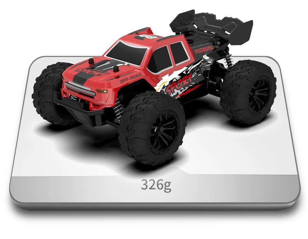 Rc Car High Speed with Light 2.4G Remote Control Racing Car Vehicle Truck 20KM/H Off-Road Climbing RC Toys for Kids Gift