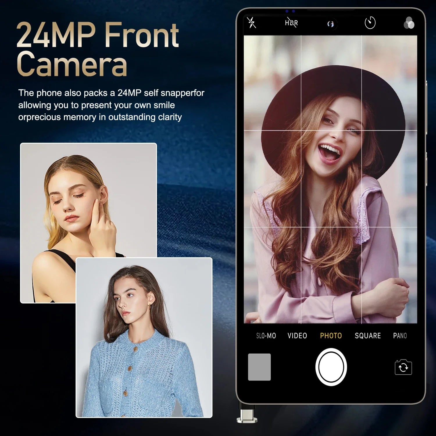 Global Vision S24 Ultra Smartphone 5G Android 5800mAH 8GB RAM 512G ROM 6.8Inch 1920x1080HD 24+48MP MTK10 4G Network Mobile Phone