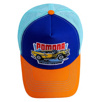 Hot Sale Unisex Summer Fishing Cap Breathable Mesh Trucker Hat Men Women Big Truck Embroidered Pattern Snapback Outdoor Hat