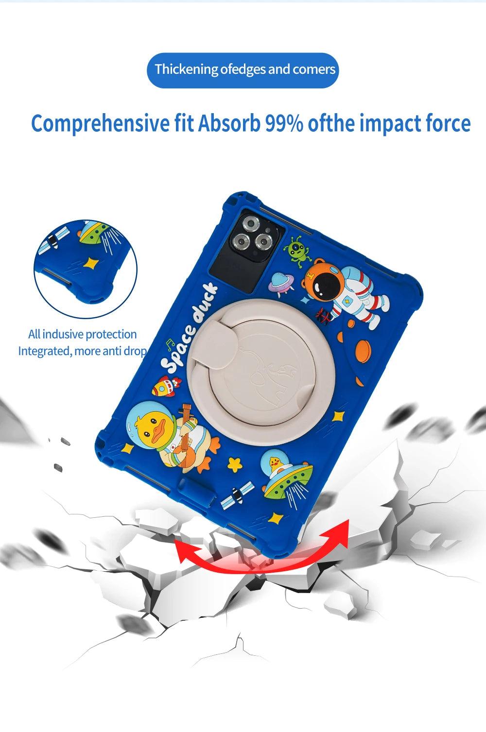 10 inch Children's Tablet Computer Octa Core Dual Cameras Dual SIM 4G Phone Call Tablets Bluetooth Wifi 8GB+ 64GB ROM