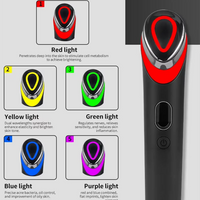 7 Colors Age-R Booster Pro Facial Skin Care Anti Wrinkle Beauty Device EMS Microcurrent Lift Massager Home Use Beauty Skin Care