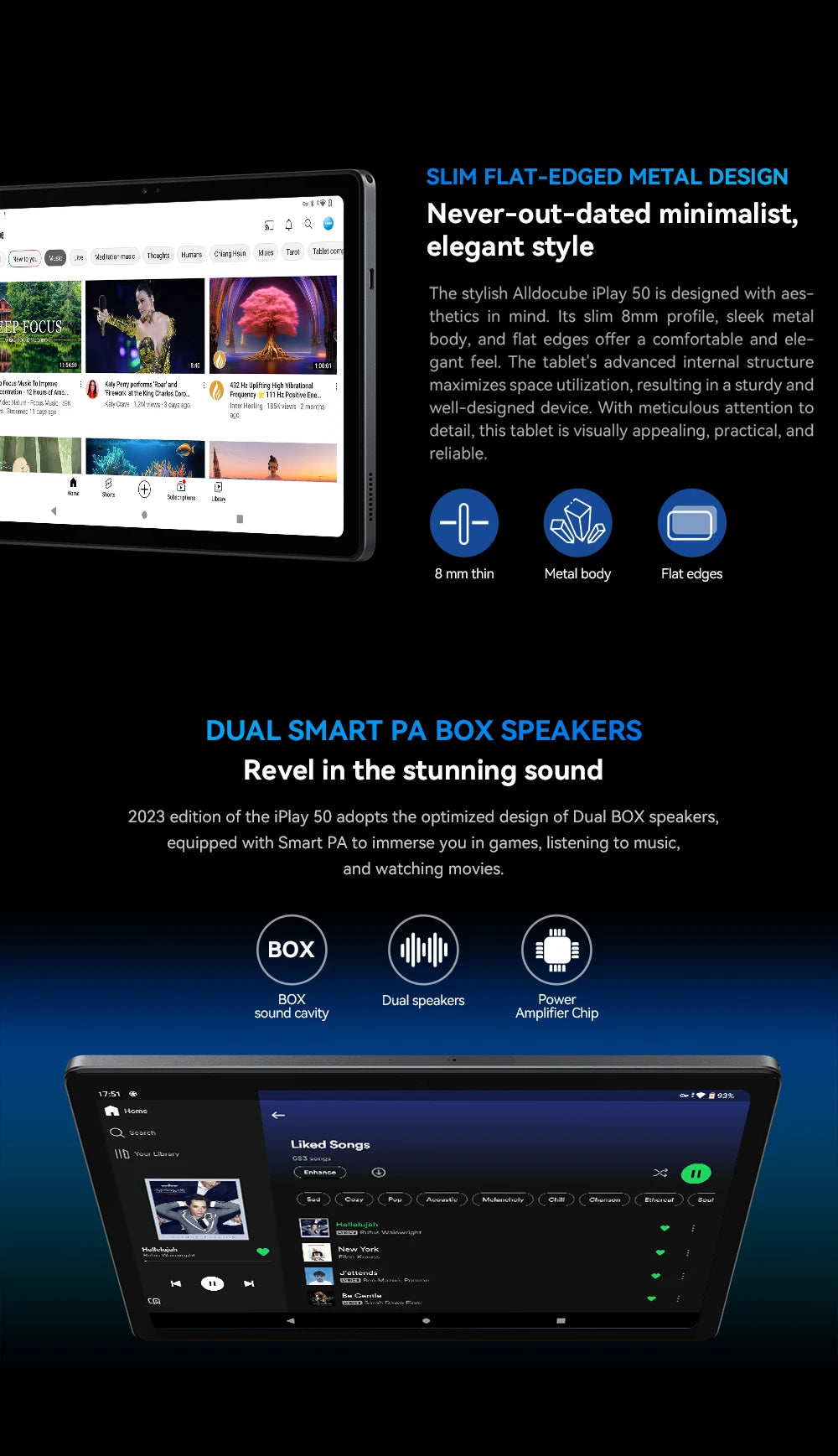 Alldocube iPlay50 2024 10.4 2000*1200 Tablet UNISOC T618 Octa Core Android 14 6GB RAM 128GB ROM Netflix L1 4G Dual SIM Card