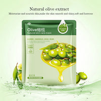 10pcs Natural Plant Facial Mask Moisturizing Oil Control Anti-Aging Fruit Aloe Korean Sheet Face Mask Beauty Skin Care Prodcuts