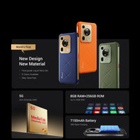 Fossibot F112 PRO 5G Rugged Smartphone 6.88" HD+ 7150mAh 24GB(8+16) 256GB Mobile Phone 50MP Environmentally Friendly Cellphone