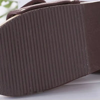 Natural Pebbles Acupressure Massage Slippers Rotating Feet Care Massage Stone Sandals Adjustable Relaxation Foot Massager Shoes