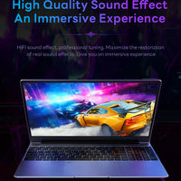 BYONE 15.6 Inch Celeron N5095 Laptop 8GB DDR4 RAM 256GB 512GB SSD Windows 11 IPS Business Ultrathin Portable Notebook Computer