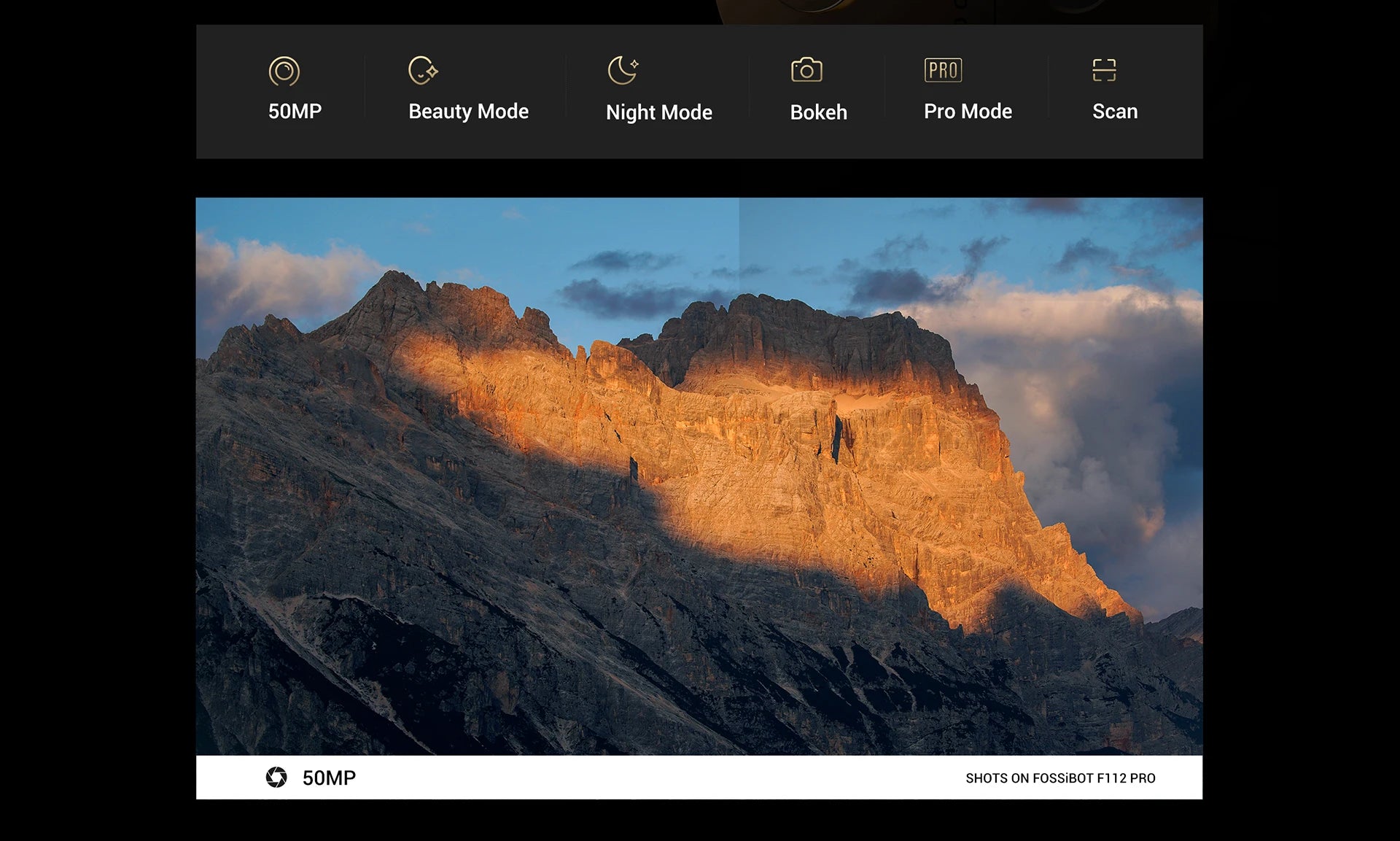 Fossibot F112 PRO 5G Rugged Smartphone 6.88" HD+ 7150mAh 24GB(8+16) 256GB Mobile Phone 50MP Environmentally Friendly Cellphone