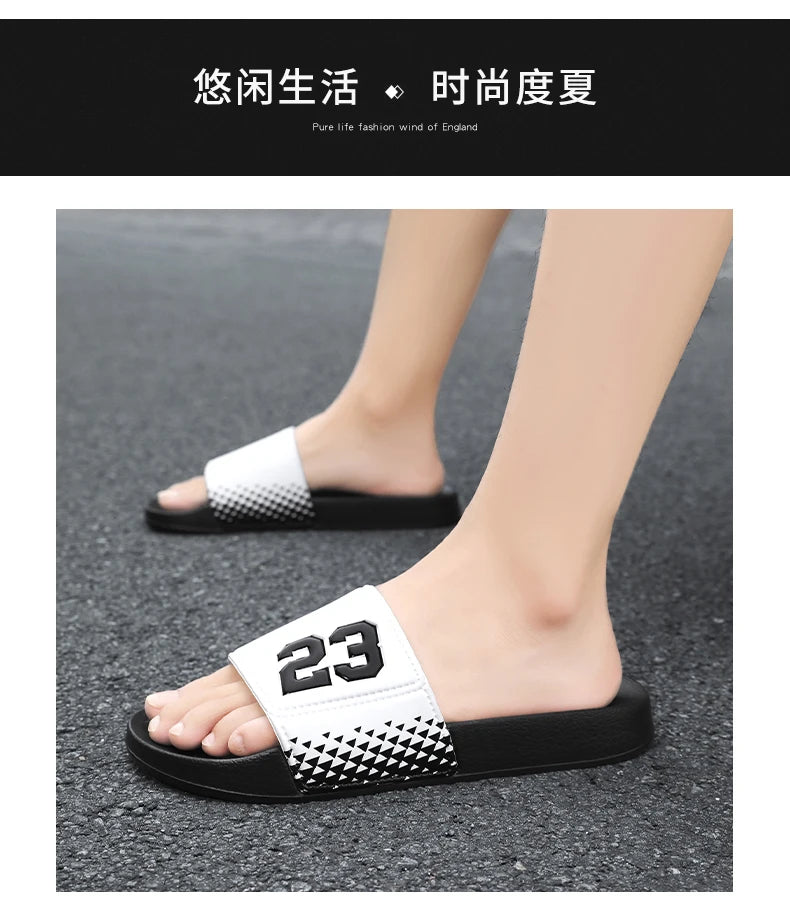 Men New Slippers Beach Summer Sandals Lightweight Non Slip Home Flip Flops Men Fashion Shoes EVA Design Slides Outdoor Orginal