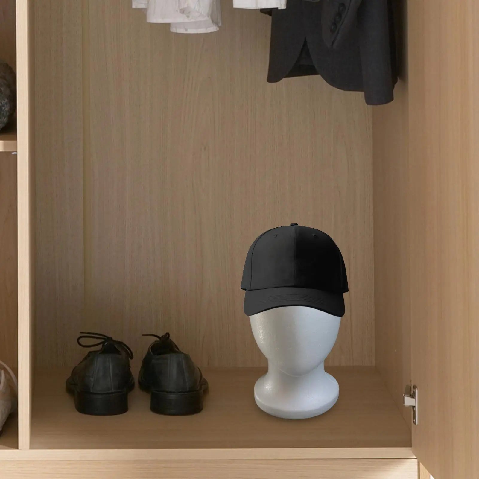 Foam Mannequin Head Female Wig Head Display Smooth Durable Styling Tools Lightweight for Hairpieces Sunglasses Jewelry Hats