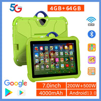 New Google Kids Tablets 7 Inch 5G WiFi Tablet Pc Quad Core 4GB RAM 64GB ROM Cheap for Children Gift Educational Learning 4000mAh