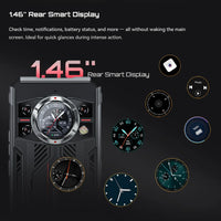 Rugged Smartphone 5G Cubot KingKong 11, 10200mAh Battery, Dimensity 7025, 6nm, 2.5GHz, 32GB RAM(16+16), 256GB ROM,108MP Camera