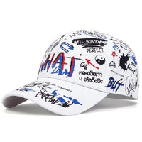 Korea Graffiti Fashion Hipster Hat Personality Trend Men's And Women's Baseball Caps Hip Hop Caps