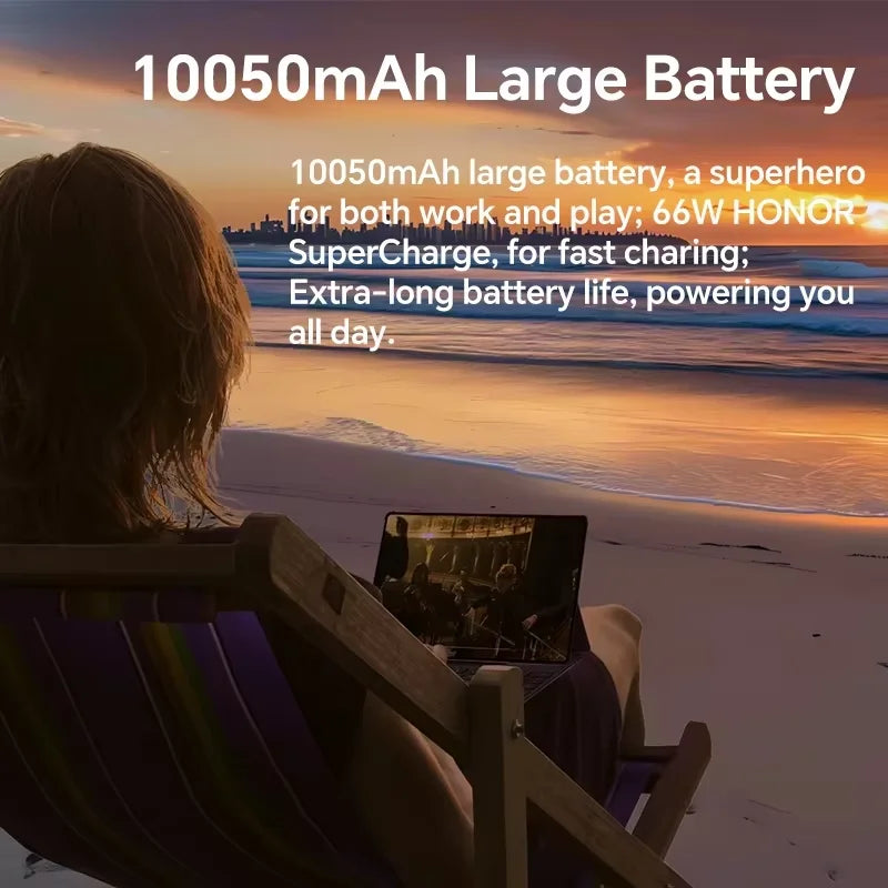 Global Version HONOR MagicPad 2 tablet android 12.3" OLED Screen  Snapdragon 8s Gen 3 CPU 13MP Rear Camera 10050mAh Battery