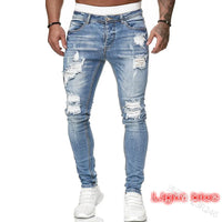 2024 Men Jeans Solid Pockets Stretch Denim Straight Pants Spring Summer Business Casual Trousers Daily Streetwear Men's Clothing