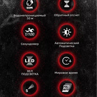 NORTH EDGE Mars3 Men's Military Watch Digital Carbon Fiber Case For Man Waterproof 50M Sports Watches World Time