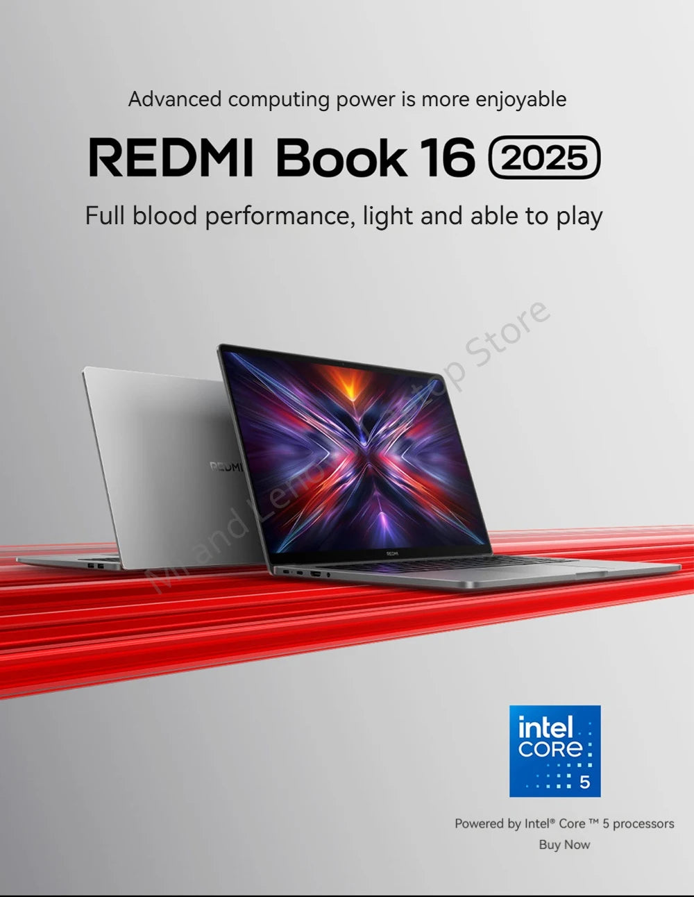 【World Premiere】Xiaomi REDMI Book 16 2025 intel Core 5 220H 32G+1TB 2.5K 120Hz Screen