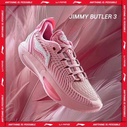 Li-Ning Men's JIMMY BUTLER 3 Professional Basketball Shoes BOOM Cushioning Wearable LiNing Breathable Sneakers ABAU107