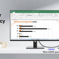 15.6 "Thin & Portable Laptop Computer Intel Celeron N4000 8GB RAM 256GB SSD FHD 1920x1080 16:9 Display For Work And Study