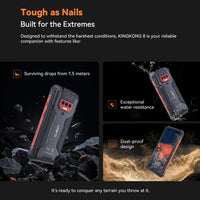 IP68 Waterproof Rugged Smartphone Android 13, Cubot KingKong 8, Octa-core, 12GB RAM(6+6GB), 256GB ROM, 10600mAh, 48MP Camera,NFC