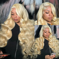 250% Lace Frontal Wig 613 Blonde 13x4 13x6 Body Wave Lace Front Wig Preplucked Brazilian Lace Front Human Hair Wig 28 32 38 Inch
