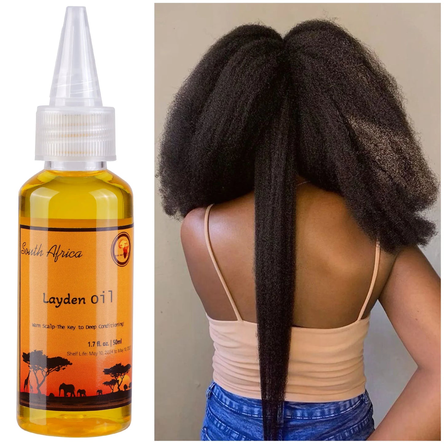 Artisanal Traditional Powerful Hair Nourishing Oil Giving Africans Long Natural Hair