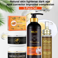 AILKE Collagen Women Skin Care Set, Moisturizing, Whitening, Youther, Remove Freckle, Dark and Black Spots, Skin Lightening Kit