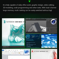 16.1 Inch Gaming Laptop Computer RTX4050 6G Intel Core i9-13900H i5-12450H windows11 por Max 64GB 2*DDR5 2*M.2 NVME 4TB SSD WiFi