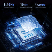 New Arrivals 12th Generation Intel N100 Dual Screen Laptop Gaming Laptop 15.6inch 2K LCD+7inch IPS Touch Screen PC Portable