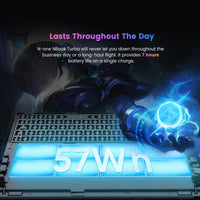 N-one NBook Turbo Intel i7-13620H 16 inch Gaming Laptop 32GB+1TB SSD Computer 1920*1200, 5000mAh, Wi-Fi 5,Bluetooth 4.2,10C/16T