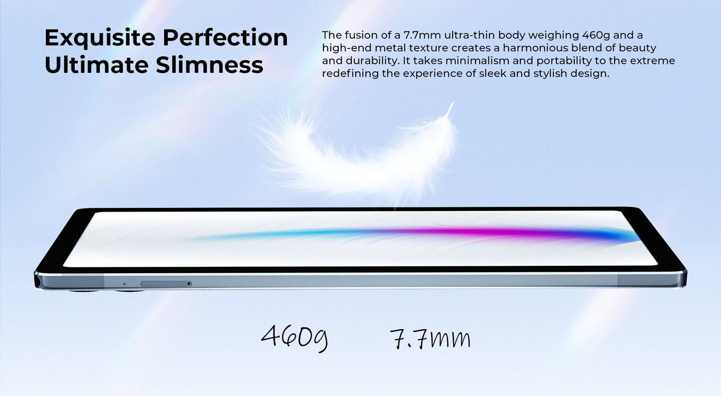 [Clearance Sale] HOTWAV Pad 8 Tablet 10.4'' 2K Large Display 7.7mm Pad 8GB 256GB 7500mAh Massive Battery Android 13 Tablet PC