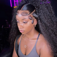 250% Kinky Curly V Part Wig Human Hair No Leave Out Upgrade Deep Wave Curly V Shape Wig No Glue Clip In Half Wig For Women