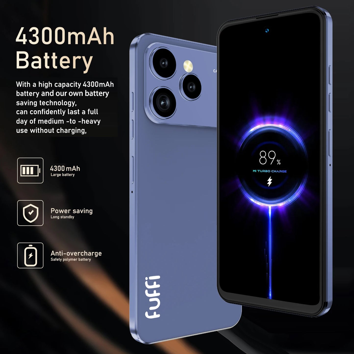 Global Vision M17 Pro Max Smartphone 5G Android 8GB RAM 256GB ROM 6.56 Inch Phone 720x1612HD 24+48MP 4G 5G Network Mobile Phones