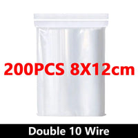 Small Zip Lock Plastic Bags Reclosable Transparent Bag Vacuum Storage Bag Ziplock Food Storage Bags Plastic Zip bag Sealing bag