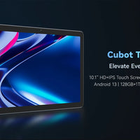 Cubot TAB 60, 2024 New Android Tablet, Octa-Core, 8GB RAM (4GB+4GB), 128GB ROM, 10.1-Inch HD+ Screen, 6000mAh, OTG, WiFi 6