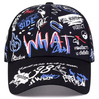 Korea Graffiti Fashion Hipster Hat Personality Trend Men's And Women's Baseball Caps Hip Hop Caps
