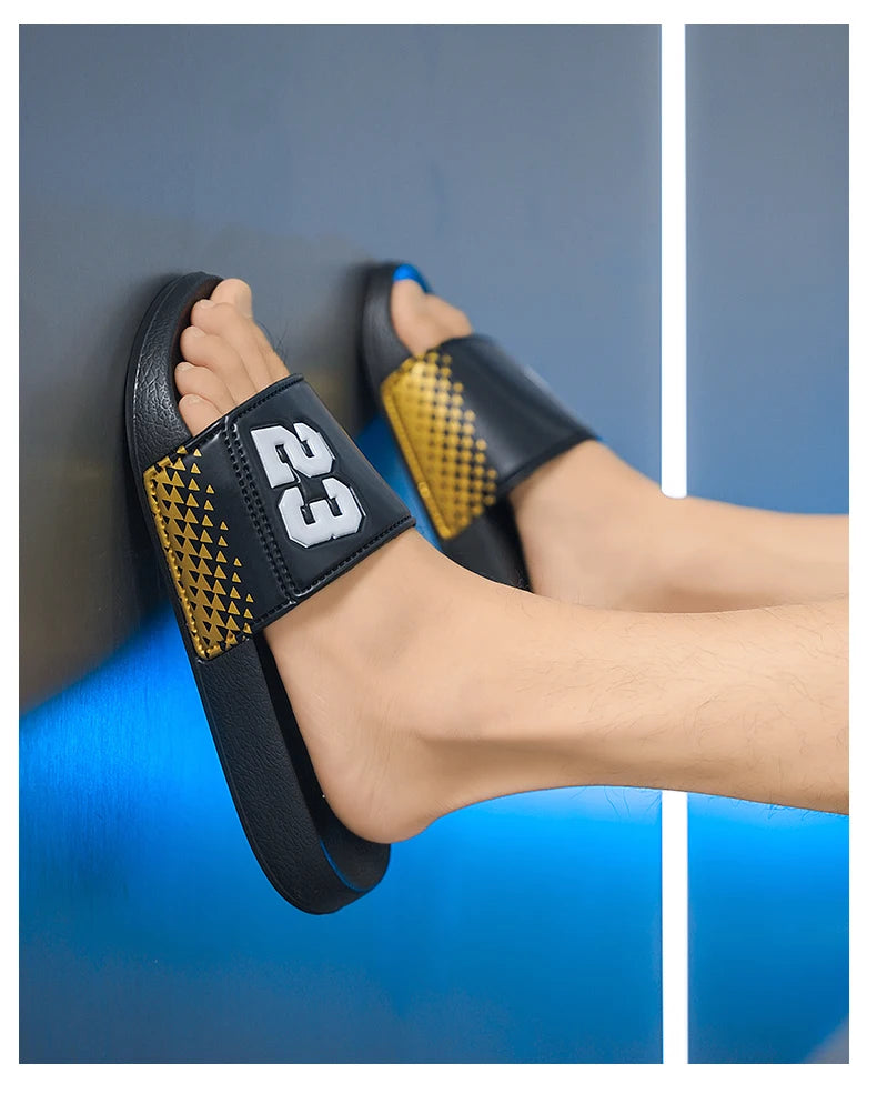 Men New Slippers Beach Summer Sandals Lightweight Non Slip Home Flip Flops Men Fashion Shoes EVA Design Slides Outdoor Orginal