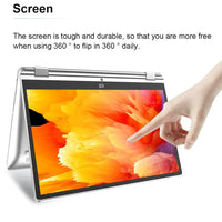 11.6 Inch Touch Screen Notebook 2 in 1 Windows 11 Pro Intel N4020 Tablet PC Computer 8GB DDR4 128GB 256GB 512GB SSD study Laptop
