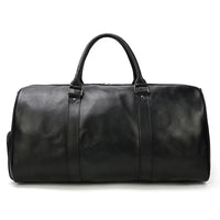 Luxury Genuine Leather Men Women Travel Bag Cow Leather Carry On Luggage Bag Travel Shoulder Bag Male Female Weekend Duffle Bag