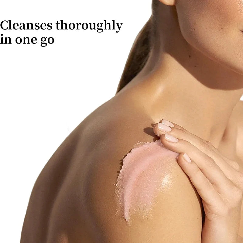 350g Pomegranate Scrub Has Rich in Walnut Shell Powder, Glycerin and Other Skin Care Ingredients, Gentle and Delicate Scrub Particles for Deep Cleansing Skin, Removing Dirt, Physical Exfoliation, Refreshing and Purifying Skin