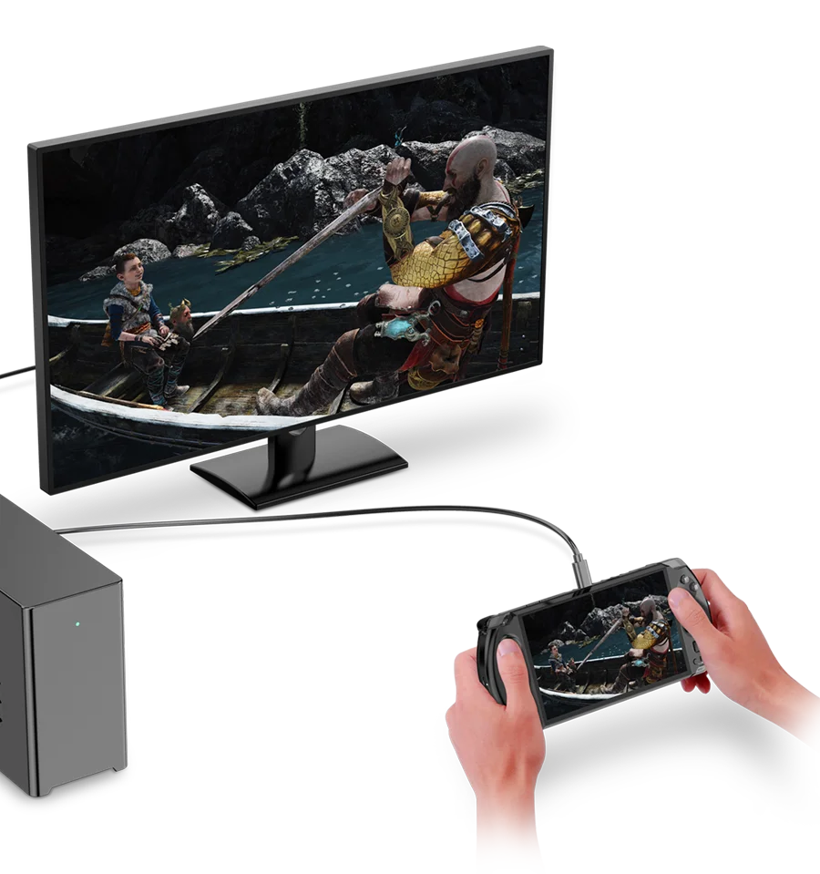 GPD 2025 WIN 4 32GB Memory RAM 1TB 2TB Hard Disk AMD 8840U HX370 Processor Handheld Gaming Portable Laptop Touch Screen Mini PC