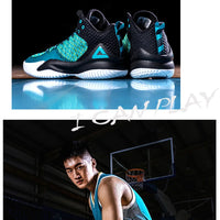 PEAK Lou Williams Basketball Shoes Men Cushion Zapatillas Durable Non-slip Outsole Outdoor Training Sport Sneakers Plus Size